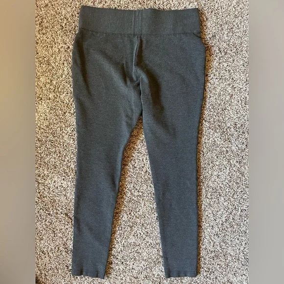 Tahari Leggings Heather Gray Charcoal Pants Women’s Medium - Picture 4 of 6